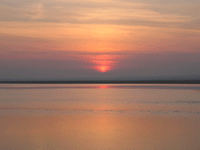 Sunset over the Solway
